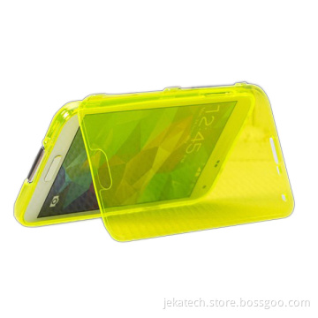 Flexible Flip Two Side TPU Case for Galaxy S5